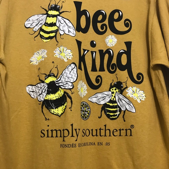 Simply Southern Bee Kind Long Sleeve - Picture 7 of 8
